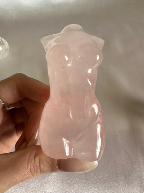Rose Quartz Goddess Body - Small