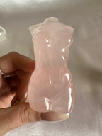 Rose Quartz Goddess Body - Small