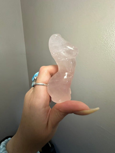 Rose Quartz Goddess Body - Small