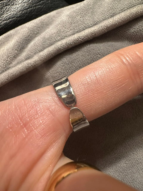 Sterling Silver Oval Blue Fire Labradorite Ring