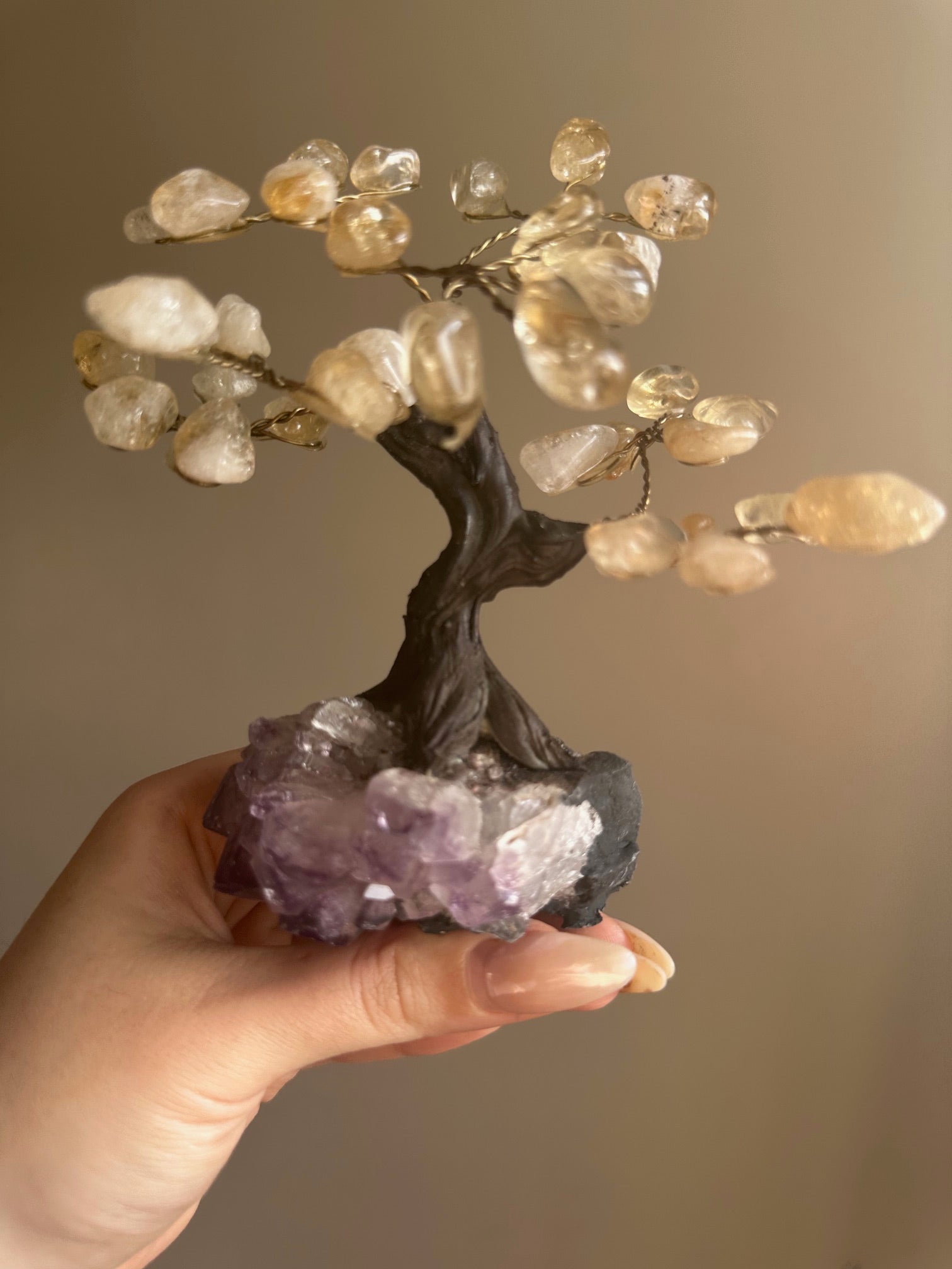 Citrine and Amethyst Tree - Small