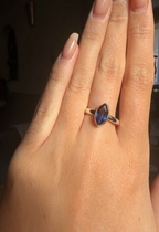 Kyanite Marquise Sterling Silver Ring - Size 8 / P